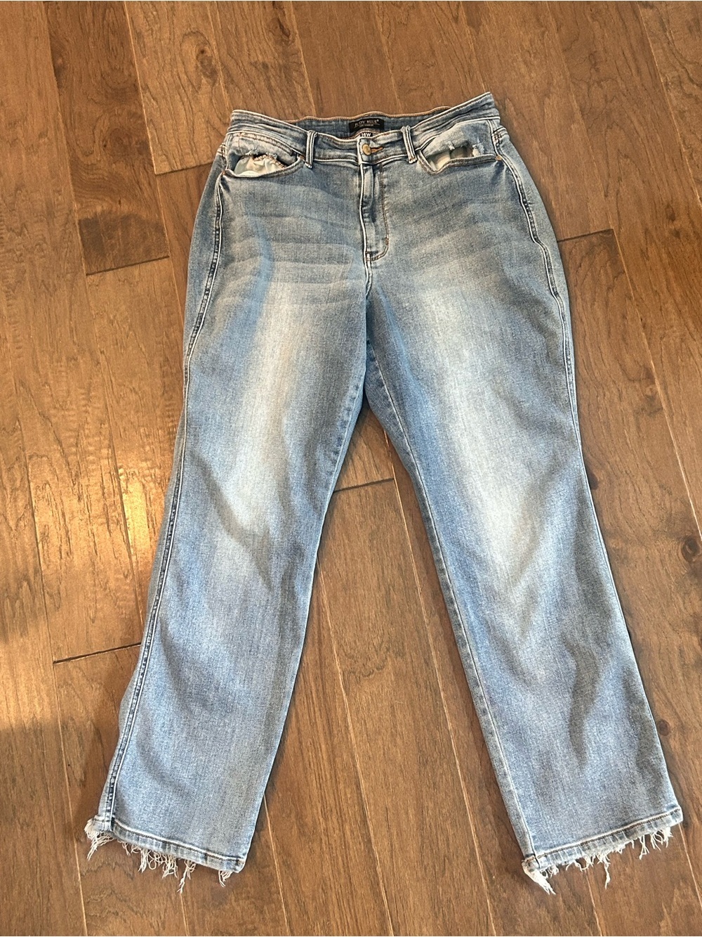 Judy Blue Light Blue Women's Dad Jeans Size 14W